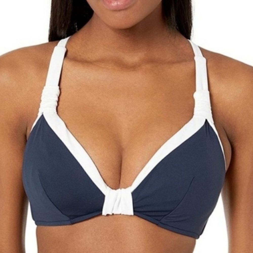 Seafolly Bikini Top Indigo Block Party Swimwear 2 for $30